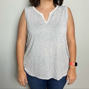 Loose and Comfy Detailed Tank Top